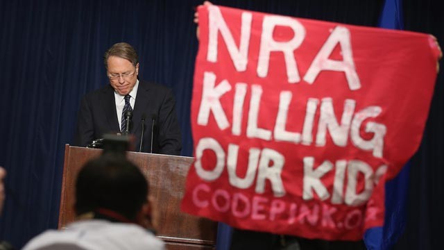 NRA - NRA CALLS FOR ARMED GUARDS IN SCHOOLS TO DETER VIOLENCE