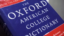 PHOTO: The Oxford American College dictionary is shown in Washington, in this Nov. 16, 2009 photo.