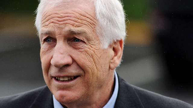 PHOTO: Former Penn State assistant football coach Jerry Sandusky walks into the Centre County Courthouse before jury selection begins in the Sandusky child sex abuse trial on June 5, 2012 in Bellefonte, Pennsylvania. Sandusky is a former Penn State assist