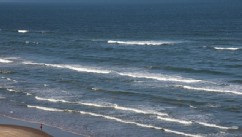 PHOTO: A 15-year-old swimmer was bit by a shark at a Texas beach.