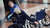 PHOTO: TSA agent performs enhanced pat down on elderly traveler