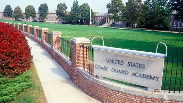 PHOTO: Five civilian employees and an active duty service member have been disciplined for sexual misbehavior at the US Coast Guard Academy.
