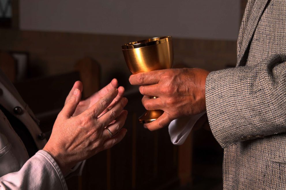 PHOTO: Holy Communion is pictured in this undated stock photo.