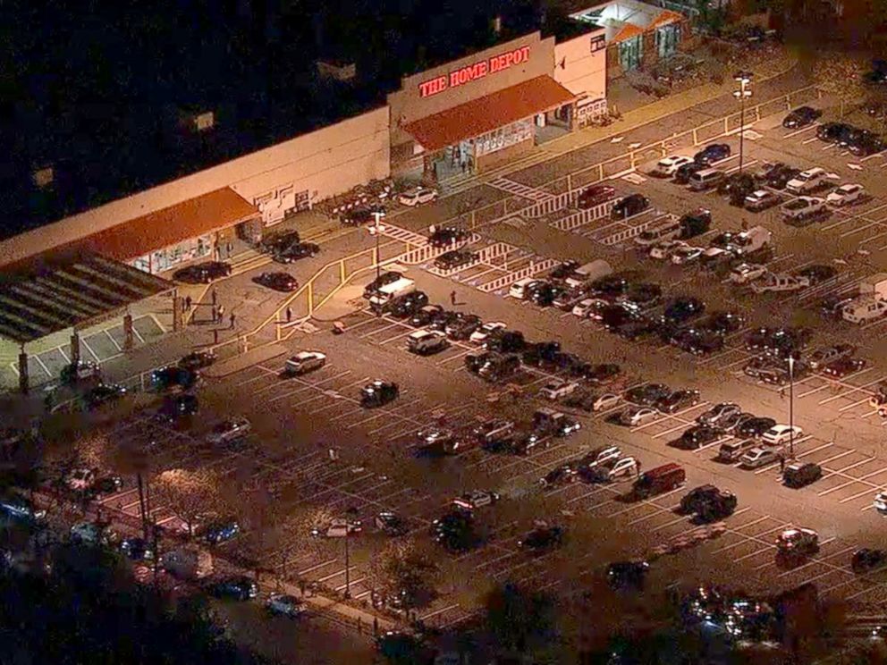 PHOTO: WABC chopper footage showed a scene of police activity at a Home Depot in Passaic, New Jersey, where Saipov is believed to have rented the truck used in the attack.
