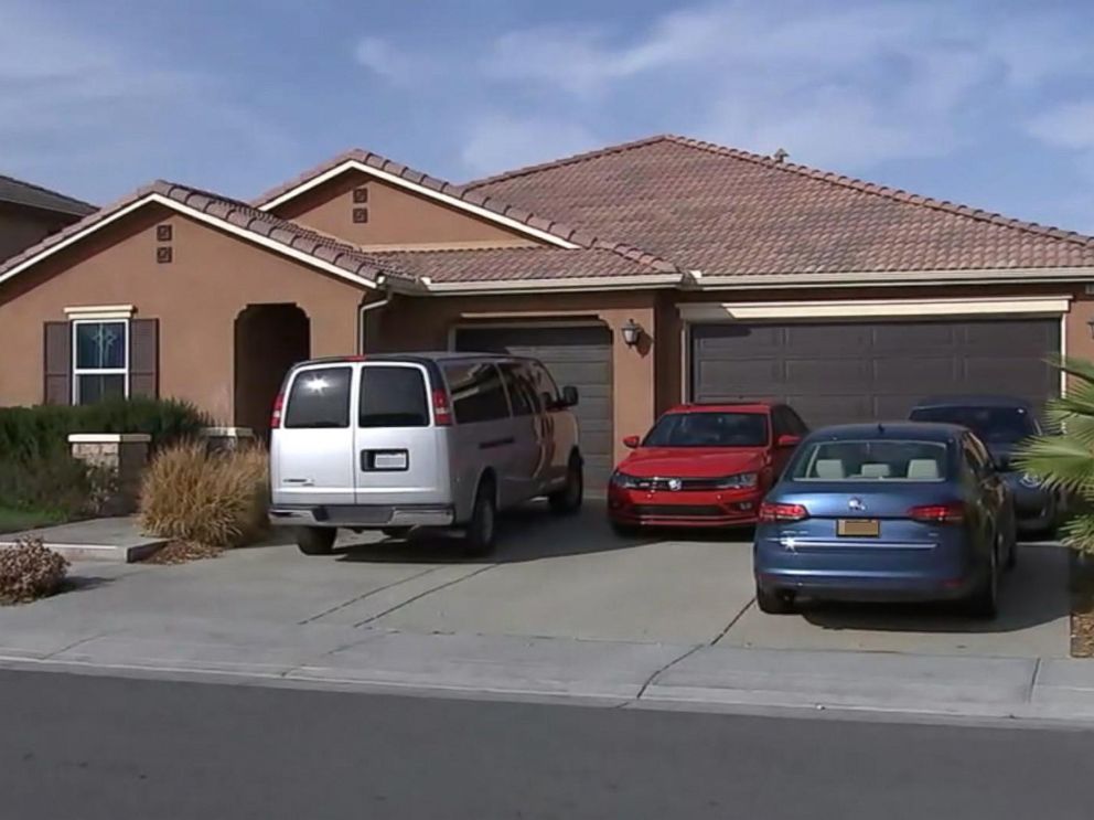 PHOTO: An investigation is underway in Perris, Calif., after 13 siblings ages 2 to 29 were allegedly held captive in a home, some shackled to their beds with chains and padlocks, authorities said.