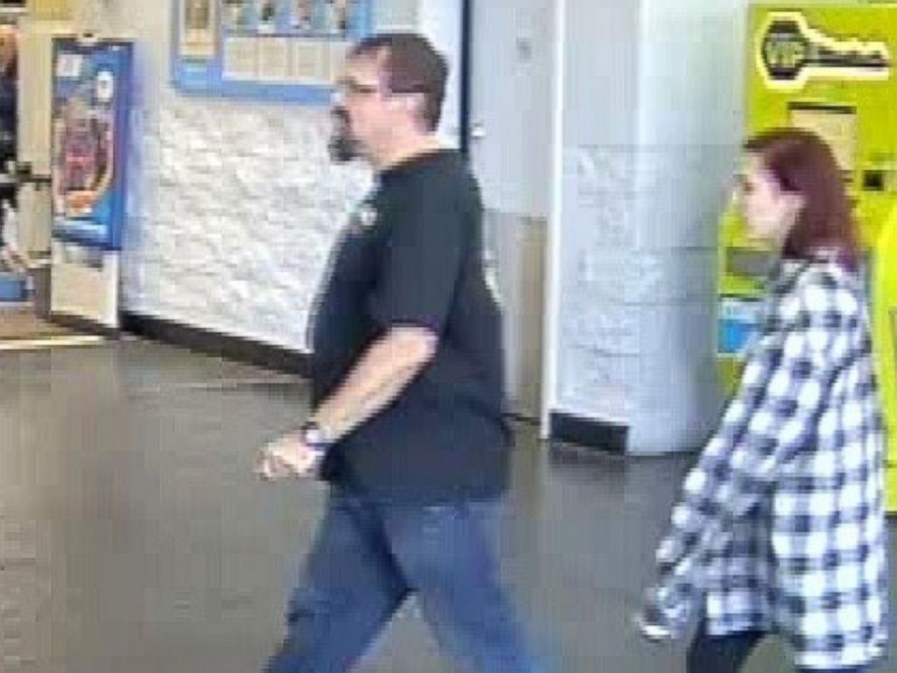 PHOTO: Police obtained surveillance images from a Walmart in Oklahoma City, from March 15, 2017, showing Tad Cummins and Elizabeth Thomas shopping at the store.