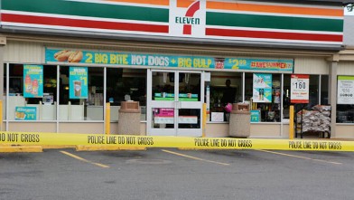 PHOTO: An Islip, N.Y., 7-Eleven was one of 14 franchise locations raided by federal agents in an immigration probe.