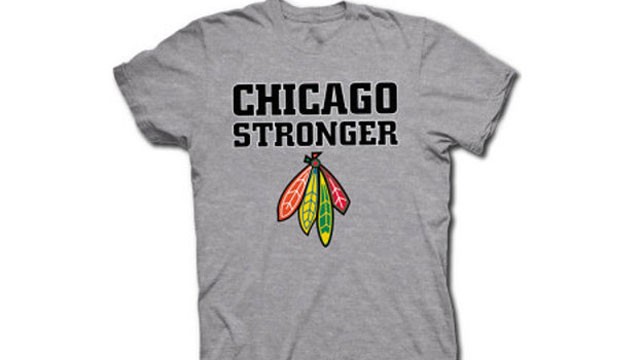 PHOTO: Cubby Tees is a Chicago-based sports apparel company pulled this Stanley Cup t-shirt after backlash for using the Boston bombing saying for a sports game.