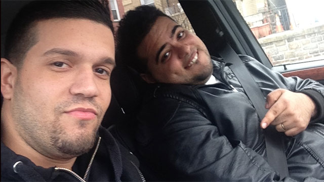 PHOTO: Defendants Rafael Rodriguez,and Emir Yasser Yeje posing with funds shortly after the theft of $45 million worldwide in a matter of hours via fabricated ATM cards.