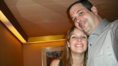 PHOTO: Rob Mowlam, 37, and Stephanie Stevenson, 27, of Nederland, Texas, got married on the Carnival Triumph on Friday and have spent their honeymoon stranded at sea.