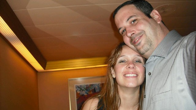 PHOTO: Rob Mowlam, 37, and Stephanie Stevenson, 27, of Nederland, Texas, got married on the Carnival Triumph on Friday and have spent their honeymoon stranded at sea.