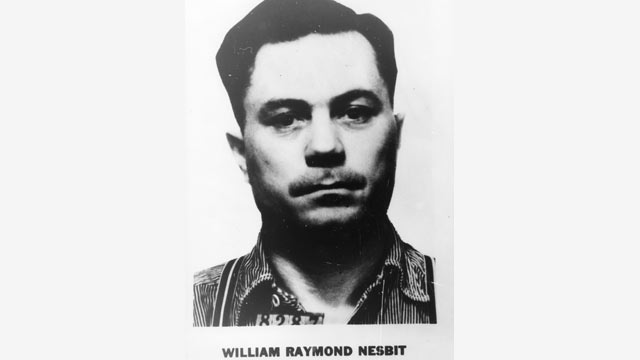 PHOTO: William Raymond Nesbit was the first fugitive to be captured as a result of the 10 most wanted list.