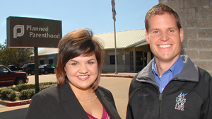 PHOTO Abby Johnson, left, the former director of a Planned Parenthood clinic in Texas, quit her job after experiencing a ?change of heart?