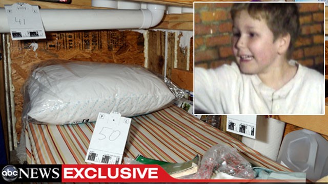 PHOTO: Pierre Thomas has an exclusive look inside the bunker where Jimmy Lee Dykes held 5 year-old "Ethan" hostage earlier this year.