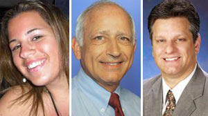 L-R: Christine Gianacaci, Richard Bruno, Patrick Hartwick