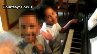 PHOTO: Ana Marquez Greene plays the piano with her brother in this undated family photo.