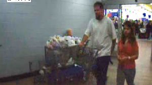 Photo: Surveillance video of Brittany Smith and Jeff Easley