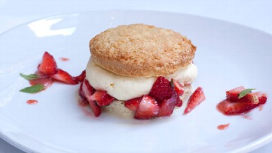 PHOTO: The Strawberry Shortcake featured at Catch is seen here.