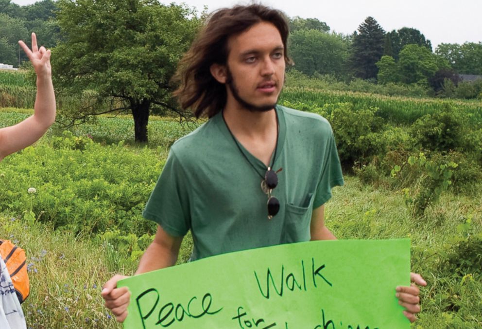 Alexander Ciccolo participates in a peace walk in 2012.