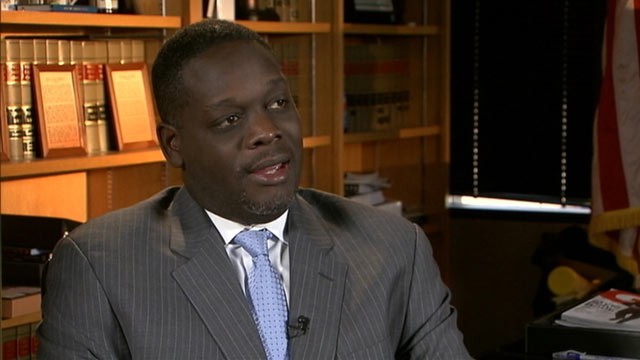 PHOTO: Dallas County District Attorney, Craig Watkins, spoke about the recent murders of attorneys.
