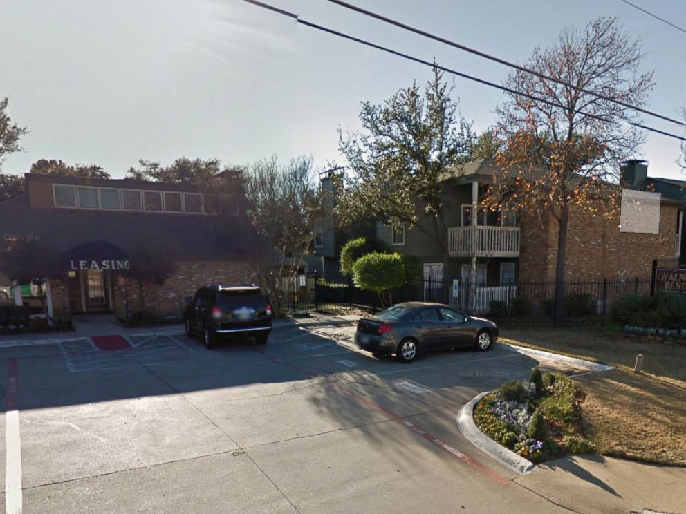 PHOTO: Walnut Bend Apartments complex where Ahmed Al-Jumaili was shot on March 5, 2015, Dallas, Texas. 