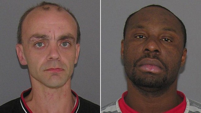 PHOTO: David Chandler, left, identified his alleged shooter, 34-year-old Ricardo Woods, right, through a series of eye blinks while he was paralyzed.