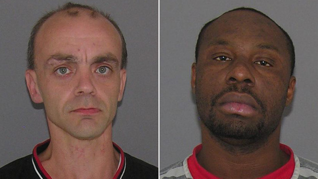 PHOTO: David Chandler, left, identified his alleged shooter, 34-year-old Ricardo Woods, right, through a series of eye blinks while he was paralyzed.