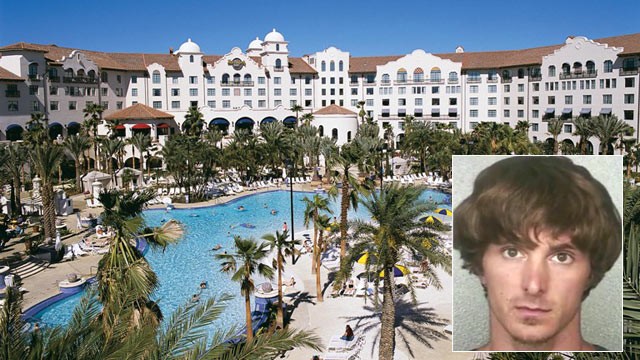 PHOTO: 
David Price was arrested at the Loews Portofino Bay Hotel in Orlando, Fla., June 28, 2012.