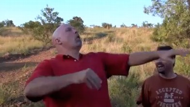 PHOTO: Kudu dung spitting contest