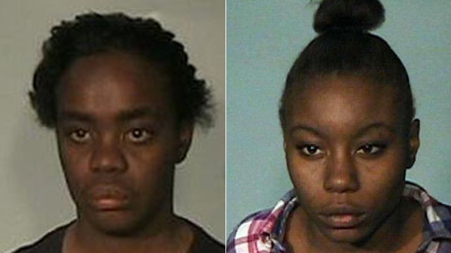 PHOTO: Karimah Aisha Elkins, left, DeMarquises mother and Sabrina Elkins, right, DeMarquises sister were arrested for allegedly tampering with evidence.