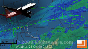 PHOTO Two pilots of a Northwest Airlines flight missed their airport