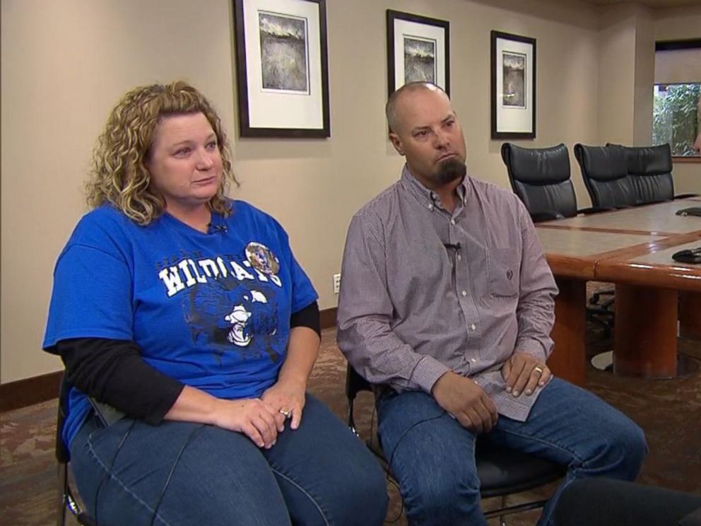 PHOTO: Lisa Schemm and David Schemm told ABC News that they believe football is not to blame for the death of their 17-year-old son Luke Schemm, who died Nov. 4, 2015 after collapsing at a recent game.