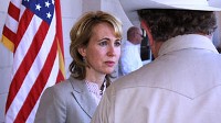 PHOTO Who Is Arizona Congresswoman Gabrielle Giffords?
Political Centrist Likes Motorcycles, Is Married to an Astronaut