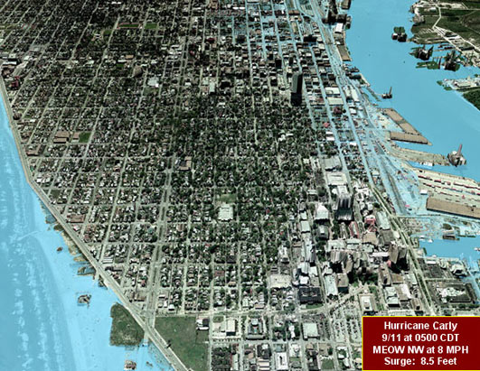 Potential Flooding in Galveston