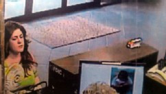 PHOTO: Police are looking for a person caught on camera, who allegedly robbed a bank in Stuart, Iowa.