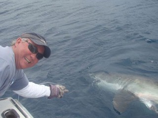 Fishing Teens Hook Great White Shark