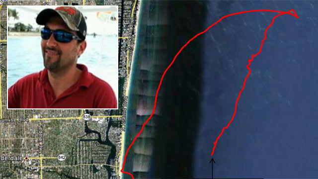 PHOTO: Guma Aguiar of Fort Lauderdale, Fla., steering his fishing boat the T.T. Zion in March 2011.