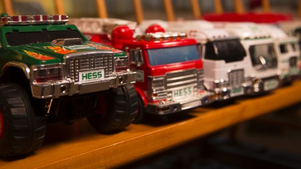 ht hess 4 kab 141224 16x9 608 Man Builds Hess Toy Truck Collection Over 50 Christmases