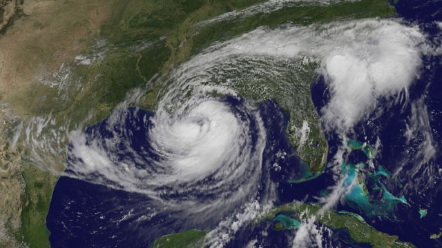 PHOTO: Tropical Storm Isaac was upgraded to Hurricane Isaac on August 28, 2012.