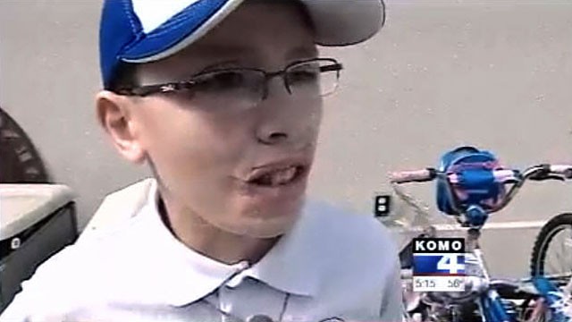 PHOTO: Washington state boy Jake Finkbonner who nearly died five years ago got his second chance at life thanks to a modern day miracle.