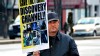 PHOTO Alleged Discovery Channel gunman James Lee protests on Georgia Avenue in front of The Discovery Channel in this February 14, 2008 file photo.