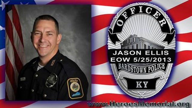 PHOTO: Officer Jason Ellis of the Bardstown Ky. police department is shown in this photo.