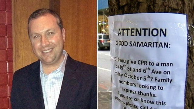 PHOTO: Jason Kroft and Good Samaritan poster
