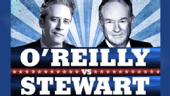 PHOTO: Jon Stewart,  anchor of Comedy Central?s ?The Daily Show,? and Bill O?Reilly, the Fox News personality and host of ?The O?Reilly Factor,? will face each other in a 90-minute debate on Oct. 6, 2012.