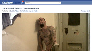 PHOTO Prisoner has Facebook page