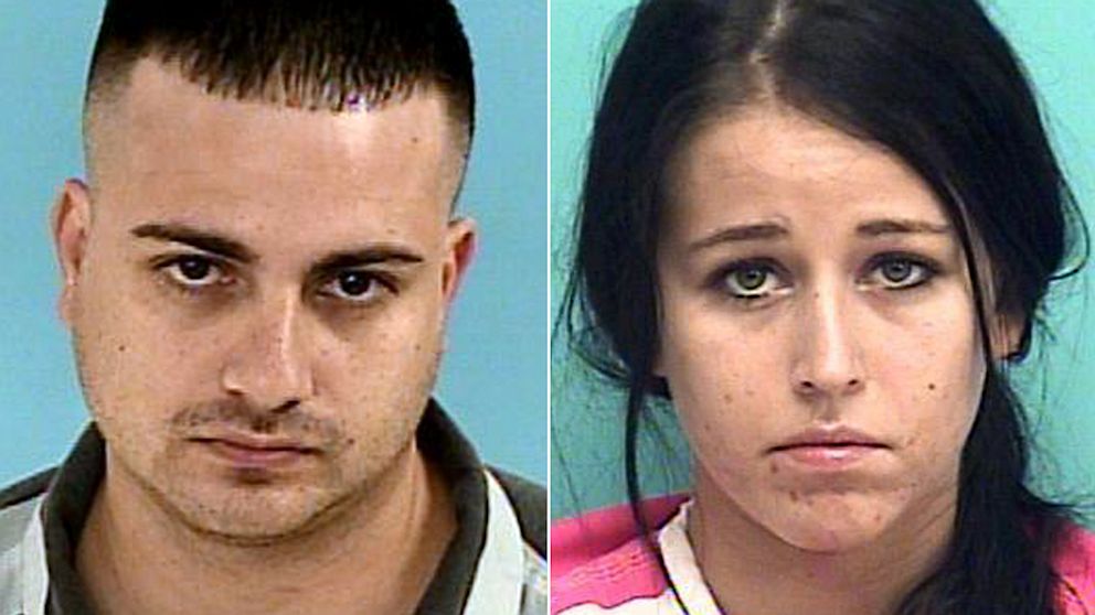 PHOTO: Kambiz Michael Duran and Nicole Baukus mugshots