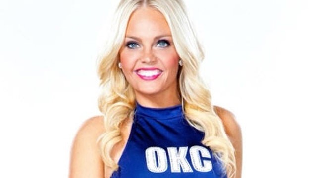 PHOTO: Kelsey Williams, an Oklahoma City Thunder cheerleader, was targeted by a CBS Houston blogger online, who asked readers if she was "too chunky" to wear the skimpy uniform.
