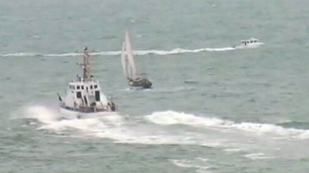 PHOTO: A boater was chased and detained by the U.S. Coast Guard after he refused a request to allow authorities to board his boat on July 21, 2013 near Sausalito, Calif.