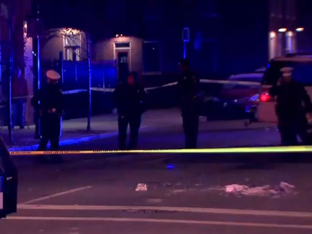 PHOTO: The scene where Elizabeth Richardson, an employee at Lacheys sports bar in Cincinnati, was shot in the face on Nov. 23, 2017.