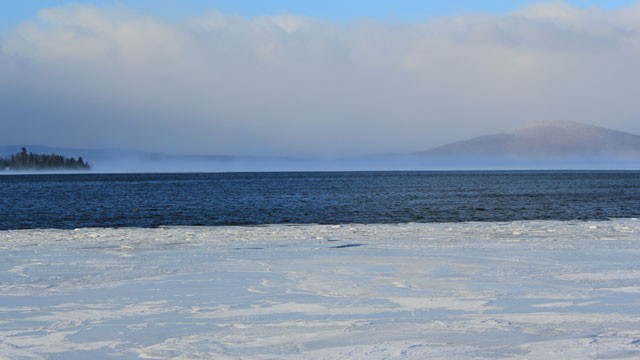 PHOTO: Rangeley Lake on Dec. 31, 2012.